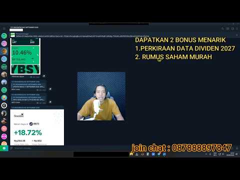 Group Rekomendasi Trading saham dan Swing STS Oktober 2026 dapat kan bonus rumus saham murah
