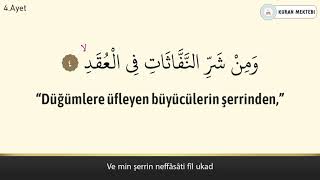 Felak suresi anlamı dinle Omar al Darweez (Felak suresi arapça yazılışı okunuşu ve meali)