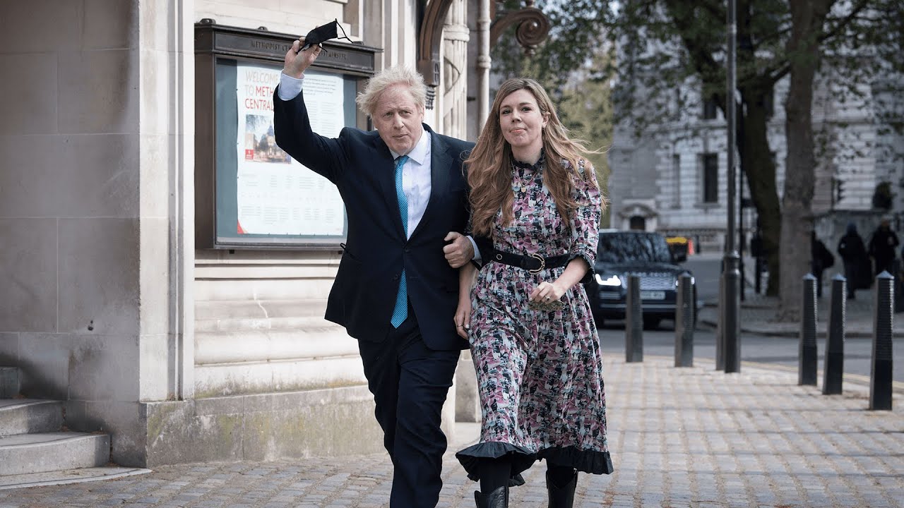 Boris Johnson casts vote alongside fiancée Carrie Symonds | Local Elections 2021