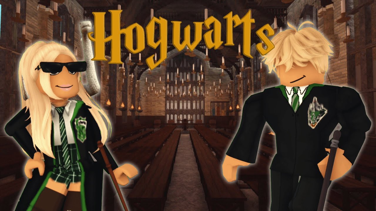 I MET DRACO MALFOY IN HOGWARTS bloxburg roleplay roblox YouTube
