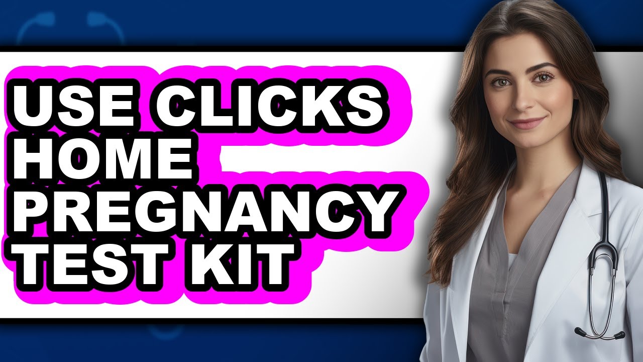 How to Use Clicks Home Pregnancy Test Kit - Step by Step - YouTube