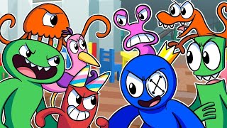 РАДУЖНЫЕ ДРУЗЬЯ В САДУ БАН БАНА! | Garten of Ban Ban/Rainbow Friends - Анимации на русском