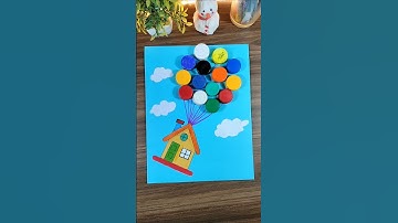 How Many Balloons To Make A House Fly ? D i y video #short #diy @MrBeast