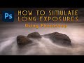 How to Simulate long exposures with photoshop