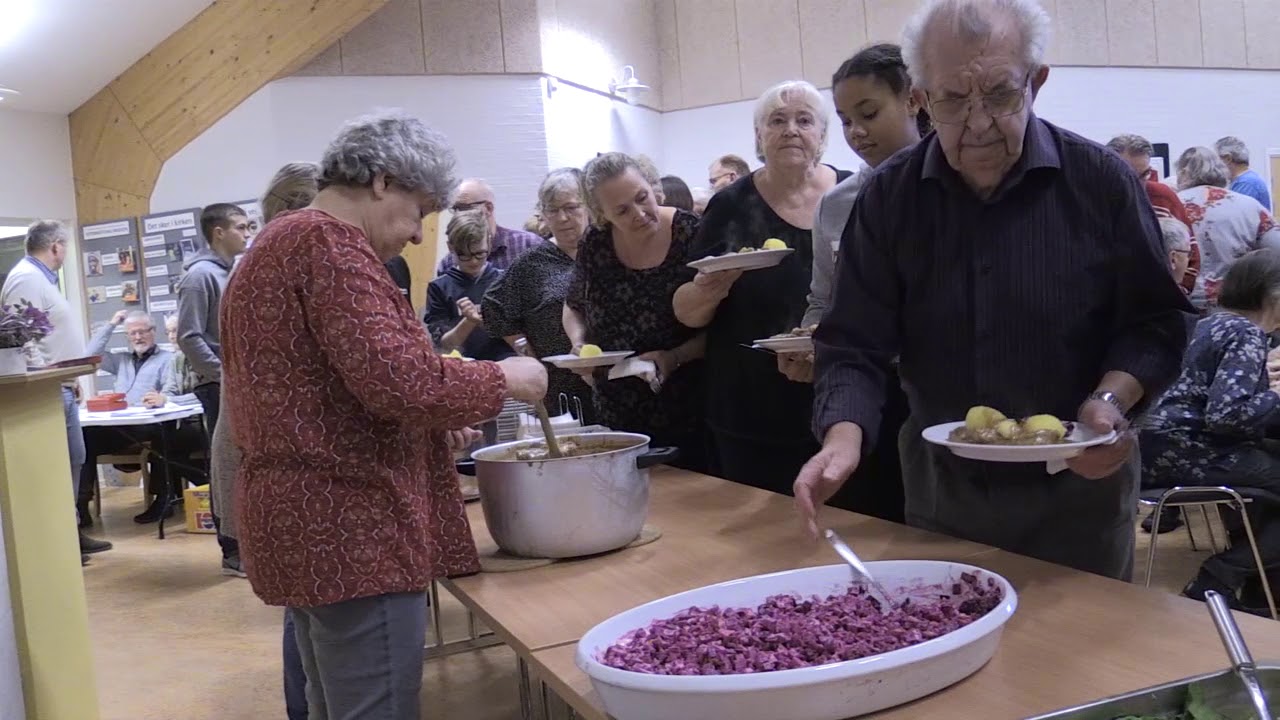Mandagsspisning i Vestermarkskirken i Grindsted