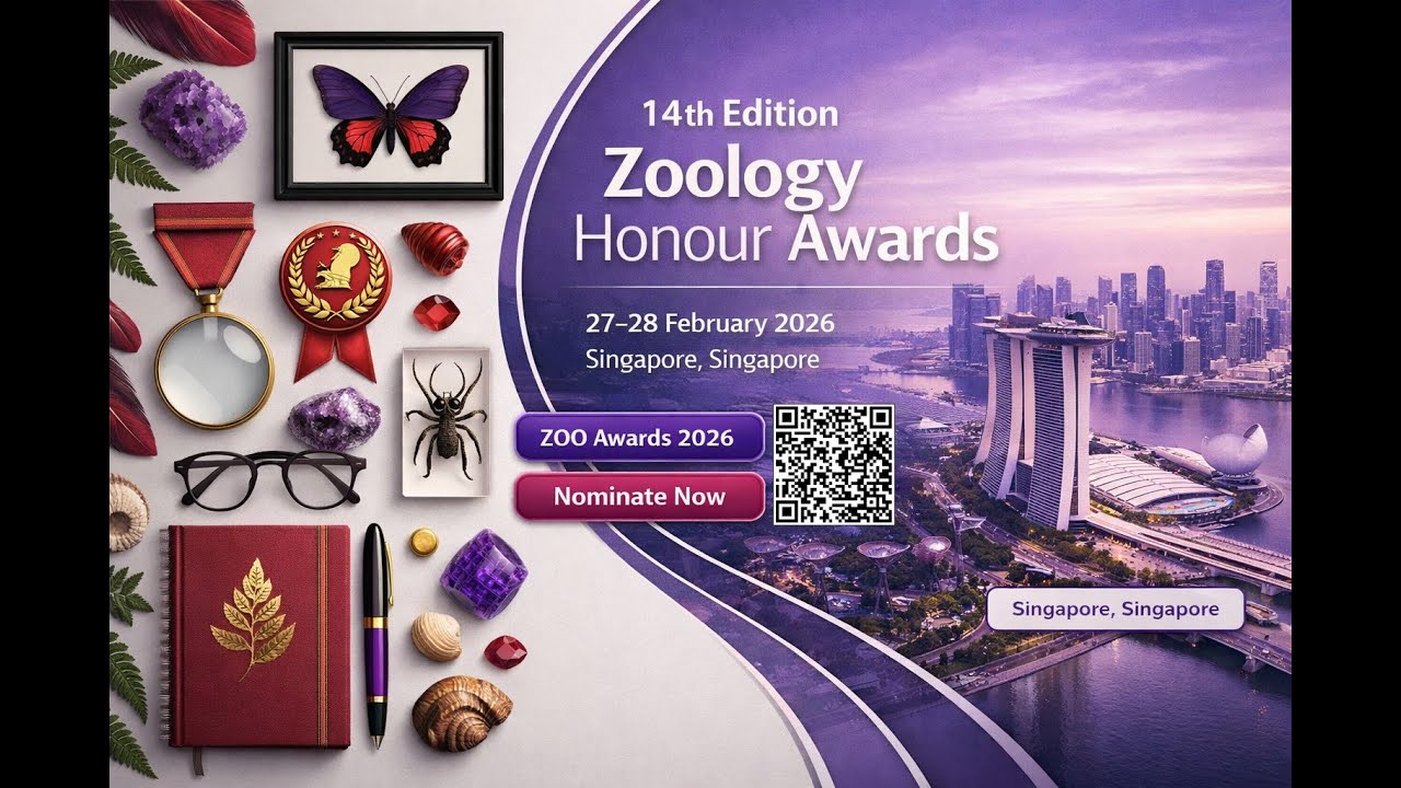 π 14th Edition Zoology Honour Awards Awards β¨#worldresearchawards #scienceawards