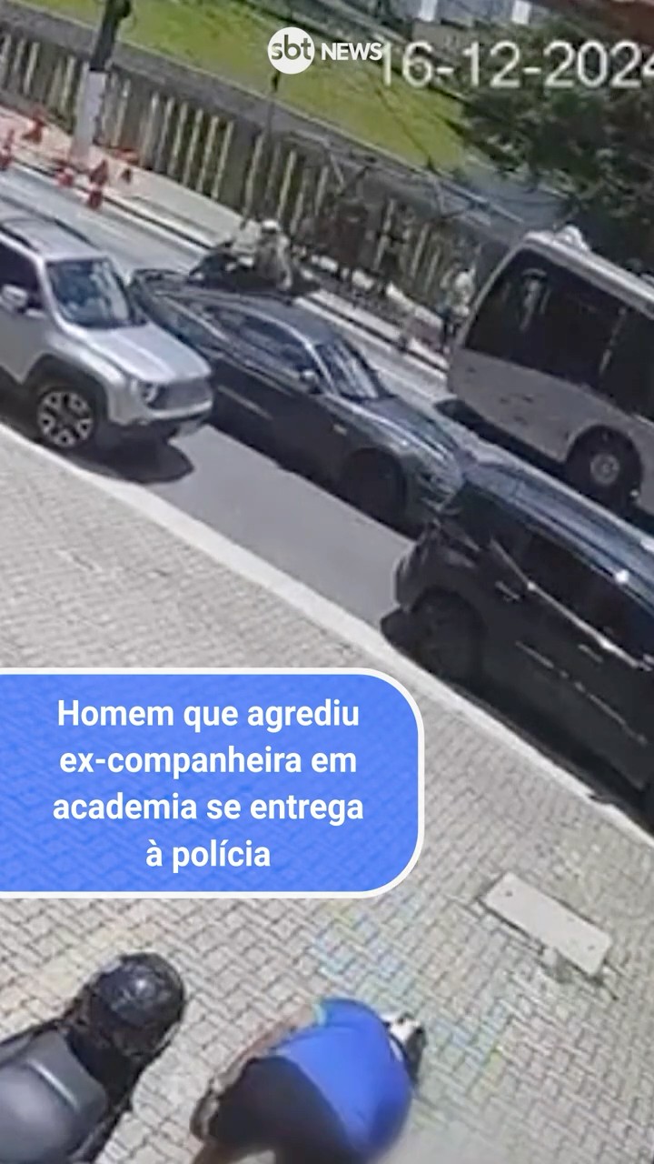 Homem que agrediu ex-companheira em academia se entrega à polícia