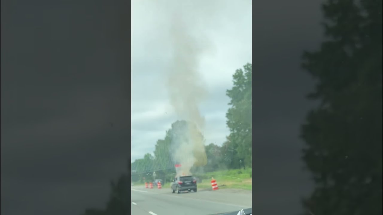 7 14 25 Car Fire On Rte 95s And 2