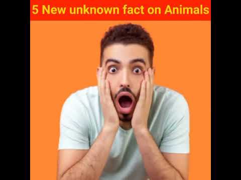 5 New shocking & unknown fact on animals/ 5 very interesting fact on animals/#viral facts/ # Shorts