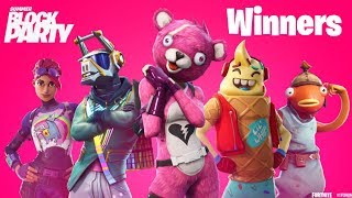 FORTNITE SUMMER BLOCK PARTY - CREATIVE SHOWDOWN WINNERS!! (Llama Record Co.)