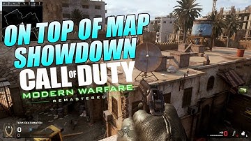 Amazing NEW On Top of The Map Glitch on (Showdown) Call of Duty 4 Modern Warfare Remastered