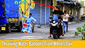 Funny Box Man with Water Balloon Prank | Throwing Ice Water Balloons at  People | Prakash Peswani | - YouTube