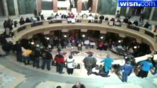 Raw Video:  Few Hundred Gather For Noon Rally At Capitol