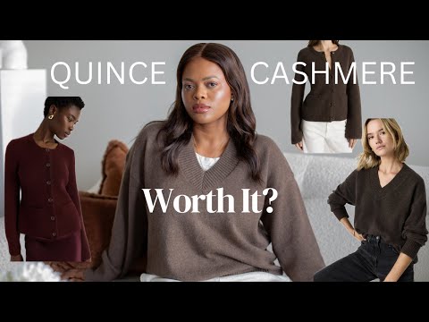 QUINCE MONGOLIAN CASHMERE HAUL | DadouChic - YouTube