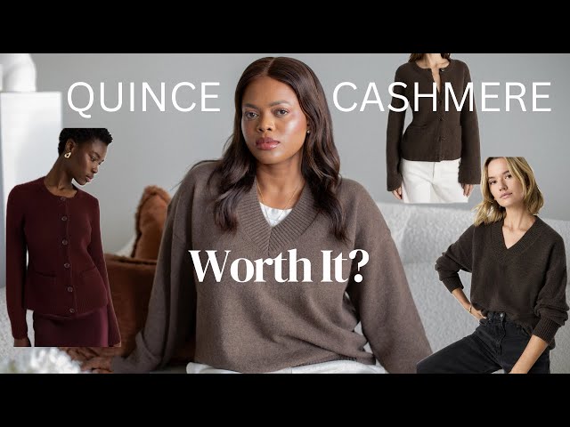 QUINCE MONGOLIAN CASHMERE HAUL | DadouChic - YouTube