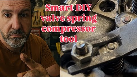 Smart DIY valve spring compressor tool