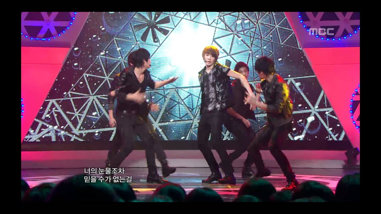 X-5 - Don't put on an act, 엑스파이브 - 쇼하지마, Music Core 20110430