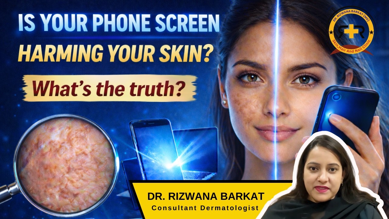 Cell Phone Rash Is Your Phone Damaging Your Skin? | Dermatologist Explains Blue Light ...