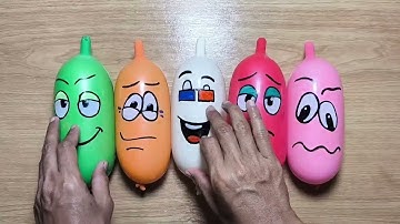 How to Make a Slime on Balloon – DIY Slime Tutorial with Fun Balloon Pops and Glittery Balloons