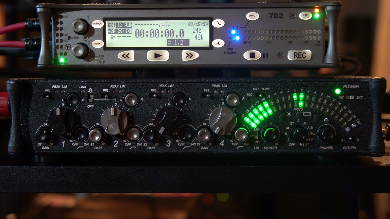 The Sound Devices 442 Mixer my listening and creation tool. - YouTube