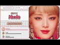 G I DLE Nxde Line Distribution G I DLE Nxde Line Distribution