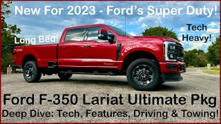 2023 Ford F350 SRW Lariat Ultimate Super Duty  A Detailed Look at the Features and Tech!