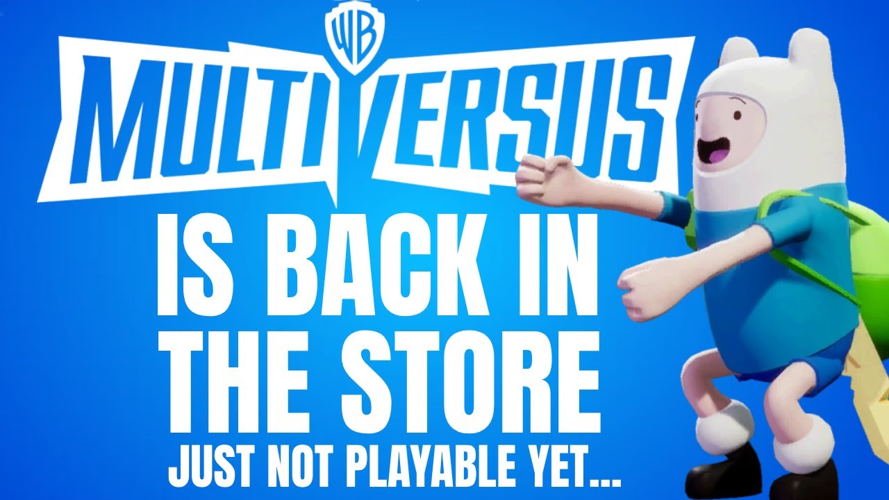 MultiVersus Has Returned To The Playstation Store Page!!! But... It's Not Playable Yet + Beta Test!