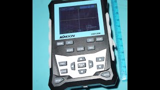 Part3 KKMOON DS0120M DC tests more real life waves and battery tests