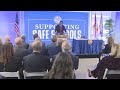 Gov. DeSantis talks school safety