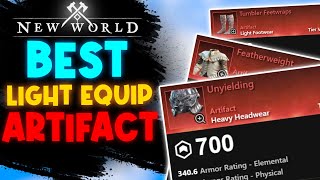 Which LIGHT Equip Artifact Is Better For PvP? Unyielding vs Featherweight vs Tumbler⚔️New World