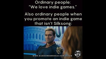 When you promote an indie game that isn’t Silksong