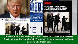 🔥🚨⛳🇺🇸🔥Tou cho: Secret Service kouri ak Prezidan Trump apre ke gen yon moun ak Zam te tire /CNN