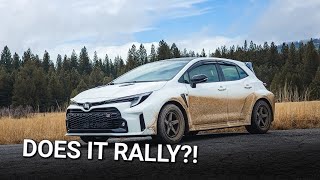 Does the 2023 GR Corolla RALLY??  yes. and it RIPS! POV