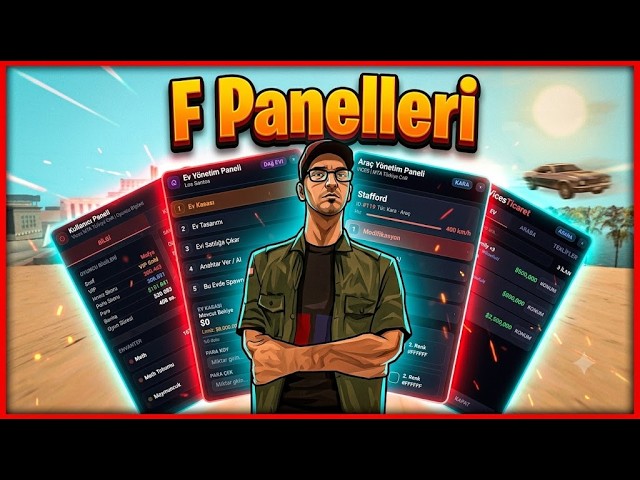 Vices CnR F Panelleri: Tüm Menüleri Tanıyalım