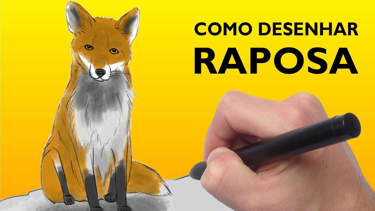 Como desenhar uma RAPOSA 