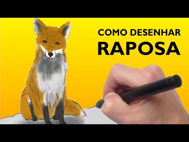 Como desenhar raposa realista: 1 de 3