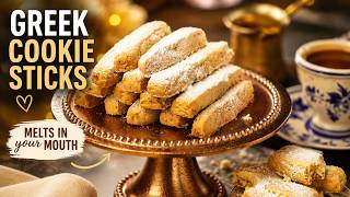 I Turned Classic Kourabiedes Into Cookie Sticks… and They’re INCREDIBLE
