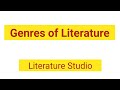 Genres of Literature||English Literature||Literature Studio.