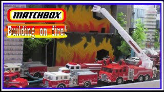 Matchbox - Building on fire! - MBX Fire and Rescue Stop Motion