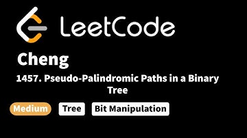 LeetCode 1457. Pseudo-Palindromic Paths in a Binary Tree