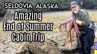 Amazing End of Summer Trip to Our Alaska Cabin | FINDING AN OCTOPUS