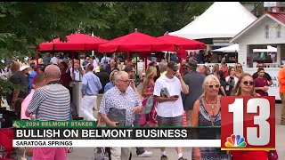 Saratoga businesspeople bullish for Belmont crowds