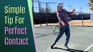 Simple Technique For a Perfect Forehand Contact Point