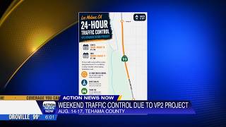 Caltrans to conduct weekend work on Highway 99 in Tehama County as part of VP2 Road Rehabilitation