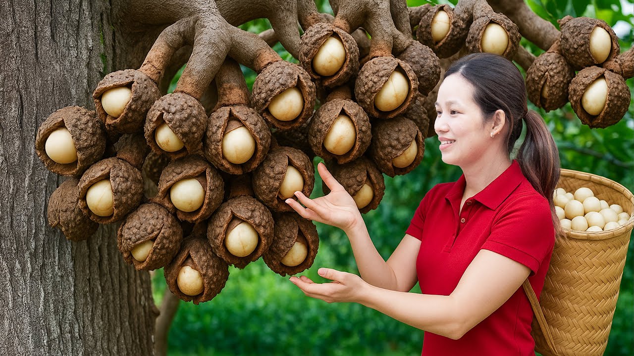 Harvest Wild Macadamia Nuts | Make Macadamia Caramel Bars, sold out in a flash at the country market