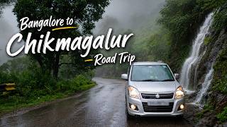 Bangalore to Chikmagalur Monsoon Road Trip 🌧️ | Mullayanagiri Peak Jeep Ride | Kurinji Inn Stay