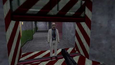 Half-Life Scientist Stuck on Door