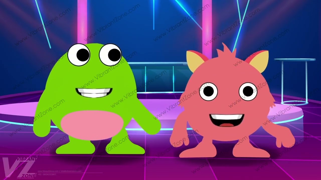 Party Theme Dance Kids Animation 
