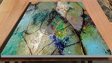 Mastering TEXTURE Art: ABSTRACT Acrylic Painting on Textured Canvas