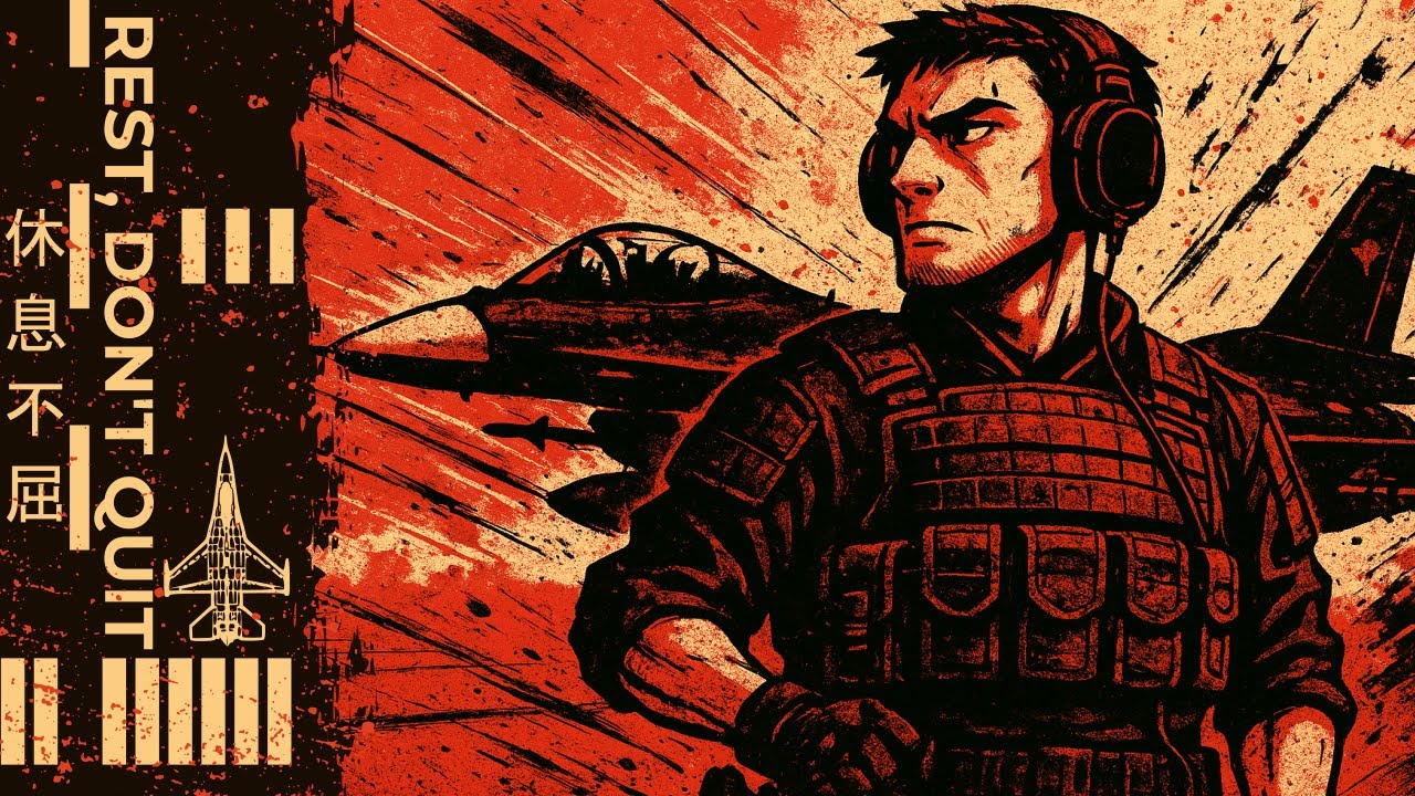 𝑹𝑬𝑺𝑻, 𝑫𝑶𝑵'𝑻 𝑸𝑼𝑰𝑻 休息不屈 | Музыка для фокусировки оружия | Инструментальный метал, сямисэн-метал